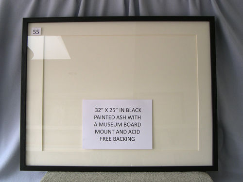 ONE LARGE BLACK FRAME