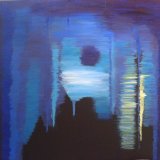Nocturne: Drama, 2014, acrylic on linen, 60cm x 60cm