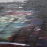 . Nocturne: Quiet (Detail), 2014, oil stick and acrylic on canvas board, 20cm x 20cm