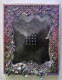 PORTAL SERIES # 01 ‘A DARK ARCADIA’ Mixed Media on canvas on panel Panel 20x16x1.5 inches