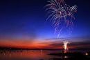 Fireworks at Largs part of the Viking festival