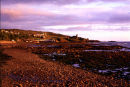 Evening sun on coastline at Dunure