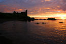 A classic west coast sunset over the Dunure Castle in Ayrshire. The castle now a ruin has a gruesome history when a rival landowner was roasted alive to hand over lands, it also has associations with Mary Queen of Scots