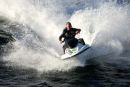 Jet skiing on the Clyde