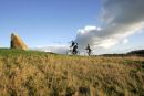 Cyclists at Eglington Country Park