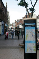 Ayr Ways a set of directional information display stands