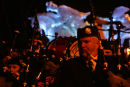 Tam o Shanter ride, to celebrate the Homecoming 250yrs since the birth of Robert Burns a large glass fibre model of Tam o Shanter was aken through Alloway January 2009