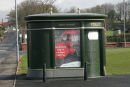 Public superloo at Ardrossan with photo