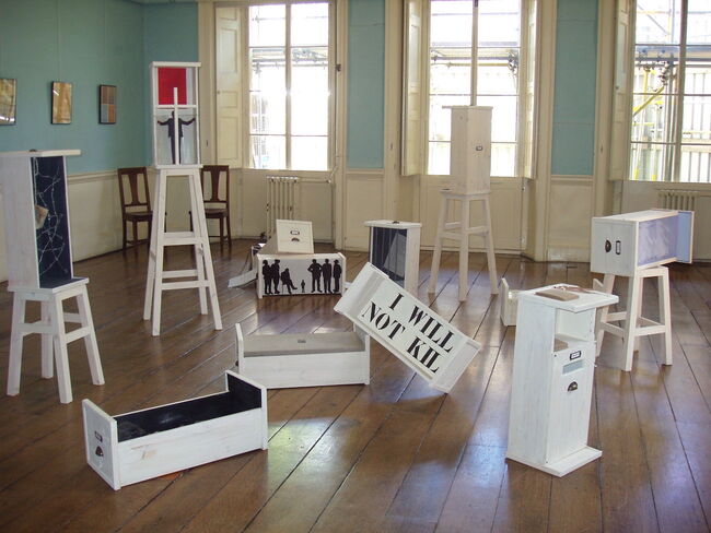 'The Lost Files' installed at Bruce Castle Museum