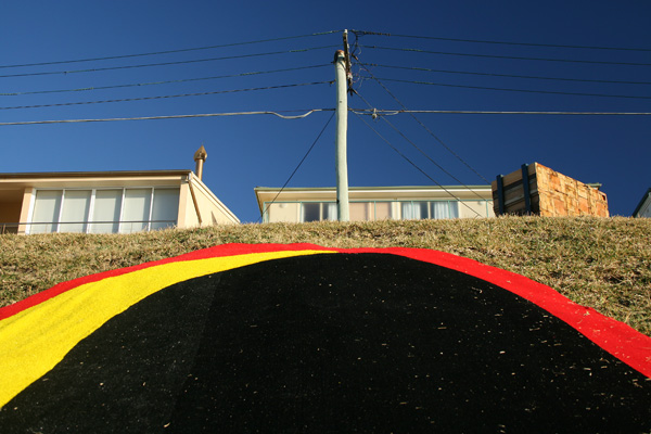 Flag and Houses