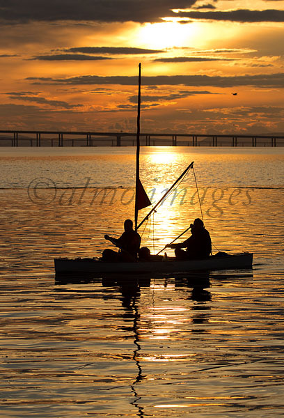 Boating at Sunset