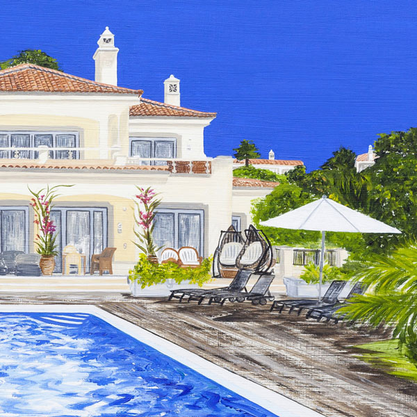'Esperança' close-up of painting