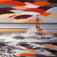 'Lighthouse at Dusk' SOLD