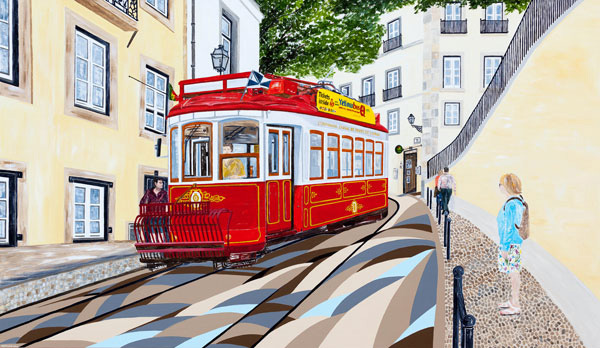 'Lisbon Tram' SOLD