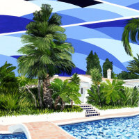 'Quinta da Luz' close-up of the painting