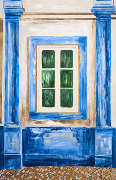 'The Old Blue Window - Lagos' SOLD