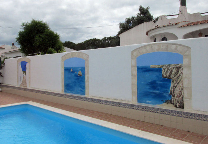 External Wall Mural Painting