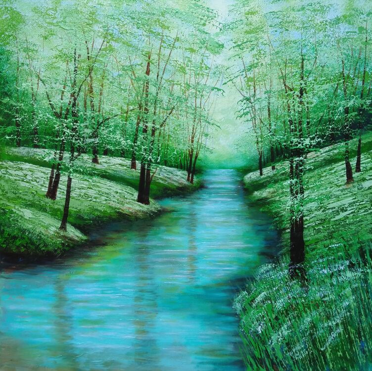 Forest Breathing, Shimmering Waters.