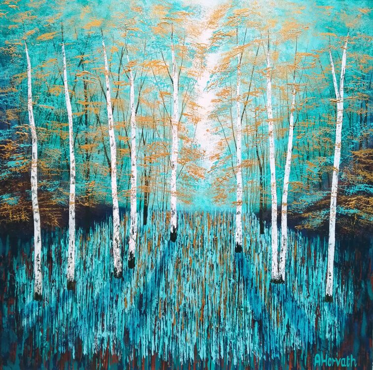 Golden Birch Wood