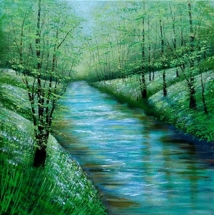 River Reflections, Shadows and Light