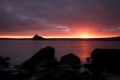 Sunset over St Michaels Mount