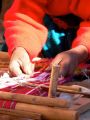Weaver on Taquile Island