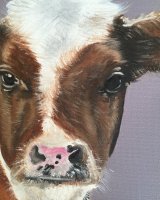 Little brown cow SOLD