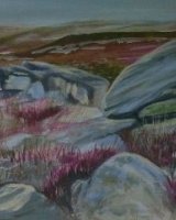 Gritstone and heather SOLD