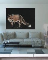 Fox in the moonlight SOLD