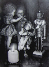 'By Candle Light' (Detail)