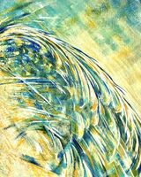 angel wing in acrylic