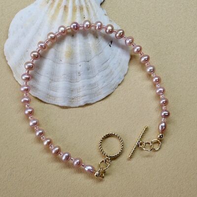 Small Pearls with Gold Filled Toggle £35