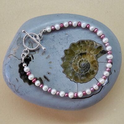 Small Pearls with Sterling Silver Toggle £32