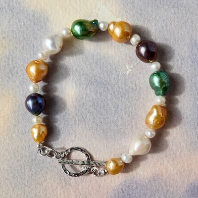 Large Baroque Pearls with Sterling Silver Toggle £39