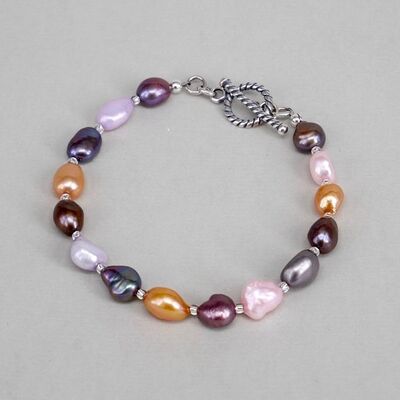 Pearl Nuggets with Sterling Silver Toggle £35