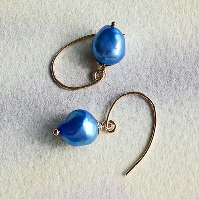 Baroque Pearls on 14k Gold Filled Hooks