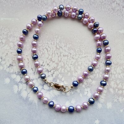 Round Pearls with 14k Gold Filled Clasp