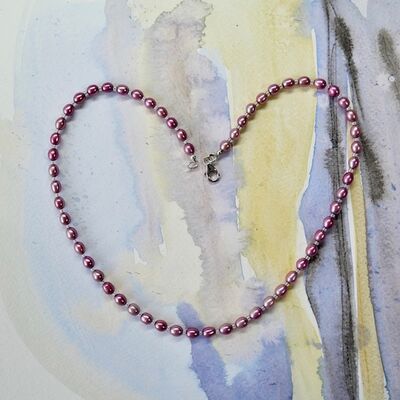 Rice Pearls with Sterling Silver Clasp £39