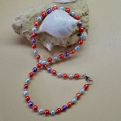 Rice Pearls with Sterling Silver Clasp £39