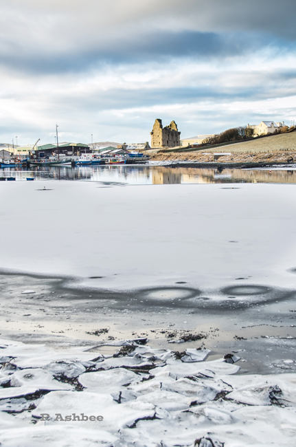 Winter at Scalloway Castle