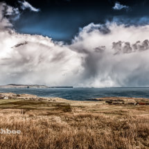 Storm clouds over Bressay