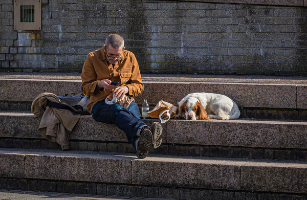 AMBLE 15  One man and his dog