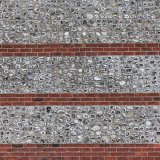 18 BRICK AND FLINT WALL BY DAVID HALLWORTH