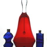 19 RED BELL AND BLUE BOTTLES by Dee Ballard