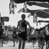 Highly Commended Mono - WATERSTATION MILE 8 OF 26 by Adrian Paine