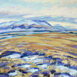 Aonach Mo`r, oil on Canvas, 90 x 90cm, £2,100