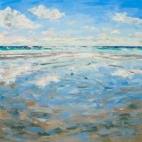 Fresh Day on Tiree 75x75cm, oil on canvas, £1395