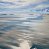 Silvery Day on Gott Bay, 75x100, oil on canvas, £1580