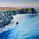 Sparkling Sea, Shetland Islands, 80x100, oil on canvas, £1650