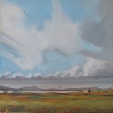 The Ruin, North Uist, 30x30cm, oil on canvas, £340